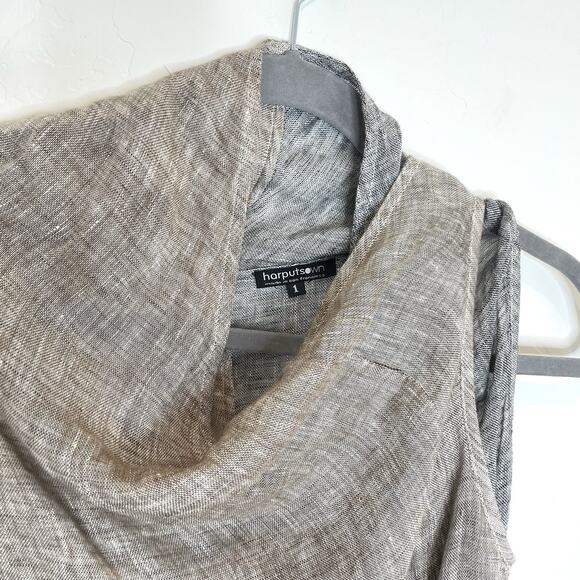 Harputs Own San Francisco Special Blend Wrap Dress Womens Size 1 Silk Cashmere - Picture 4 of 6